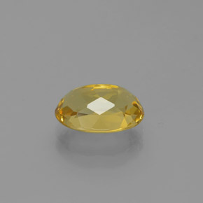 Golden Beryl Gemstone in 10 x 7 mm Size for Sale, Golden Beryl Stone in Yellow Color