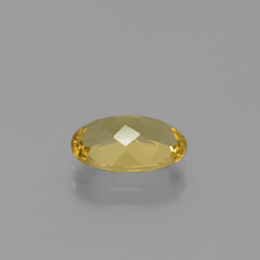 Golden Beryl Gemstone in 10.1 x 6.9 mm Size for Sale, Golden Beryl Stone in Yellow Color