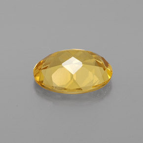 Golden Beryl Gemstone in 8.9 x 6.7 mm Size for Sale, Golden Beryl Stone in Yellow Color
