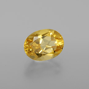 1.30 ct Yellow Golden Beryl Stone, Natural Golden Beryl in Oval Facet Shape for Sale