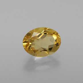 1.14 ct Yellow Golden Beryl Stone, Natural Golden Beryl in Oval Facet Shape for Sale