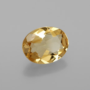 1.35 ct Yellow Golden Beryl Stone, Natural Golden Beryl in Oval Facet Shape for Sale