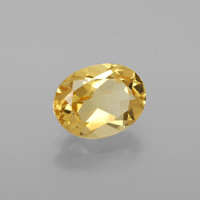 1.27 ct Yellow Golden Beryl Stone, Natural Golden Beryl in Oval Facet Shape for Sale