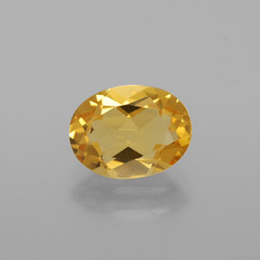 1.14 ct Yellow Golden Beryl Gemstone, Golden Beryl Gem in Oval Facet Shape for Sale.