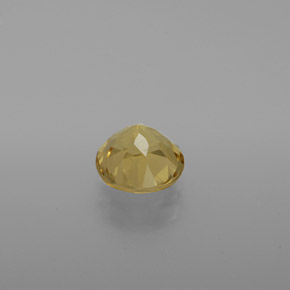 Golden Beryl Gemstone in 7 mm (calibrated) Size for Sale, Golden Beryl Stone in Yellow Color