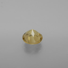 Golden Beryl Gemstone in 7 mm (calibrated) Size for Sale, Golden Beryl Stone in Yellow Color