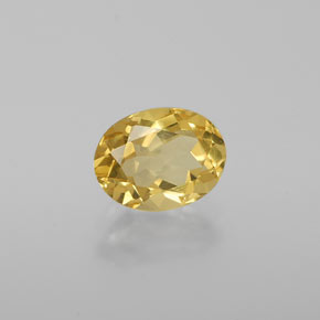 1.15 ct Yellow Golden Beryl Stone, Natural Golden Beryl in Oval Facet Shape for Sale
