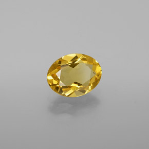 1.21 ct Yellow Golden Beryl Stone, Natural Golden Beryl in Oval Facet Shape for Sale