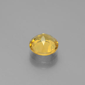 Golden Beryl Gemstone in 7 mm (calibrated) Size for Sale, Golden Beryl Stone in Yellow Color