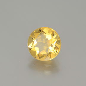 1.56 ct Yellow Golden Beryl Stone, Natural Golden Beryl in Round Facet Shape for Sale