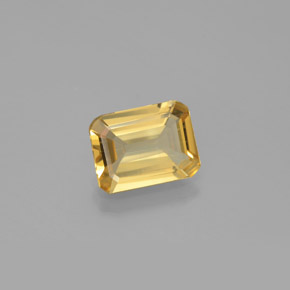 2.11 ct Yellow Golden Beryl Gemstone, Golden Beryl Gem in Octagon Facet Shape for Sale.