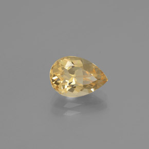 1.93 ct Yellow Golden Beryl Stone, Natural Golden Beryl in Pear Facet Shape for Sale