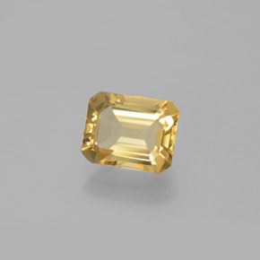 2.24 ct Yellow Golden Beryl Stone, Natural Golden Beryl in Octagon Facet Shape for Sale