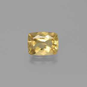 1.83 ct Yellow Golden Beryl Gemstone, Golden Beryl Gem in Cushion-Cut Shape for Sale.