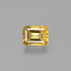 2.26 ct Yellow Golden Beryl Gemstone, Golden Beryl Gem in Octagon Facet Shape for Sale.