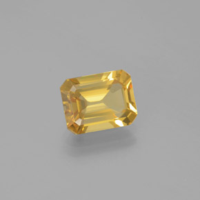 2.26 ct Yellow Golden Beryl Stone, Natural Golden Beryl in Octagon Facet Shape for Sale