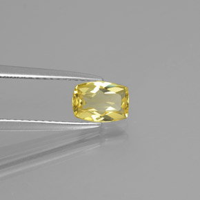0.74 ct Yellow Golden Beryl Stone, Natural Golden Beryl in Barrel Shape for Sale