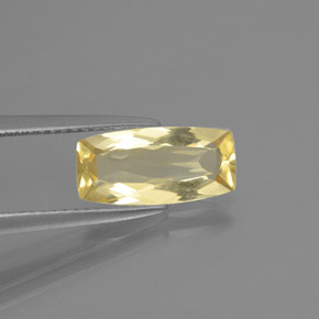 1.75 ct Yellow Golden Beryl Stone, Natural Golden Beryl in Cushion-Cut Shape for Sale