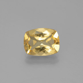 2.28 ct Yellow Golden Beryl Gemstone, Golden Beryl Gem in Cushion-Cut Shape for Sale.