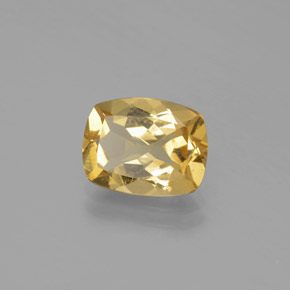 2.28 ct Yellow Golden Beryl Stone, Natural Golden Beryl in Cushion-Cut Shape for Sale