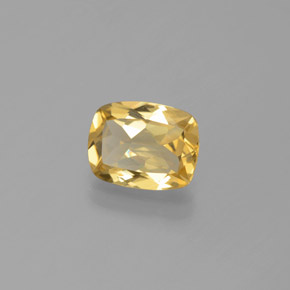 1.66 ct Yellow Golden Beryl Stone, Natural Golden Beryl in Cushion-Cut Shape for Sale