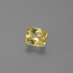 1.12 ct Yellow Golden Beryl Stone, Natural Golden Beryl in Cushion-Cut Shape for Sale
