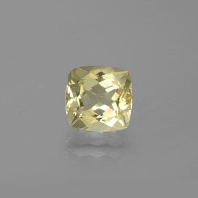 2.15 ct Yellow Golden Beryl Gemstone, Golden Beryl Gem in Cushion-Cut Shape for Sale.