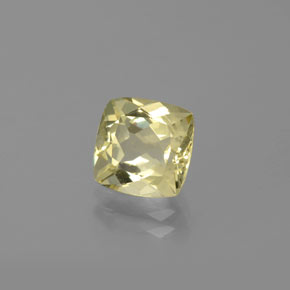 2.15 ct Yellow Golden Beryl Stone, Natural Golden Beryl in Cushion-Cut Shape for Sale