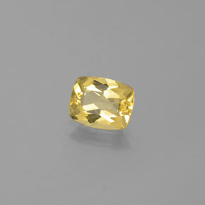 0.99 ct Yellow Golden Beryl Stone, Natural Golden Beryl in Cushion-Cut Shape for Sale