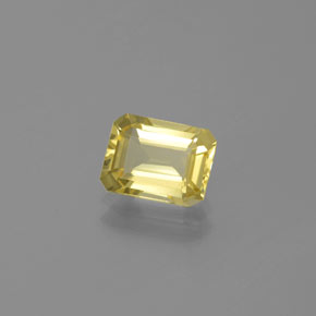 1.38 ct Yellow Golden Beryl Stone, Natural Golden Beryl in Octagon Facet Shape for Sale