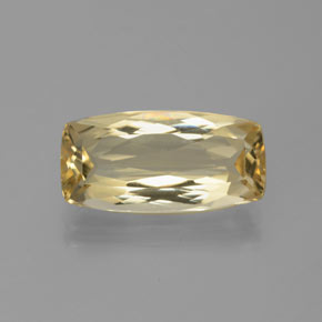 4.58 ct Yellow Golden Beryl Gemstone, Golden Beryl Gem in Barrel Shape for Sale.