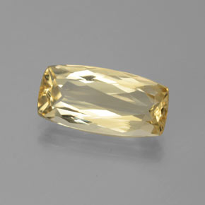 4.58 ct Yellow Golden Beryl Stone, Natural Golden Beryl in Barrel Shape for Sale