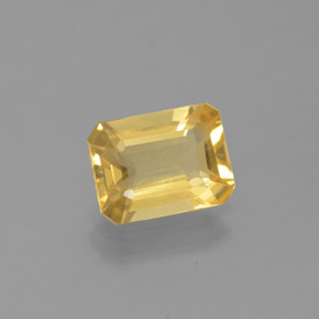 1.47 ct Yellow Golden Beryl Gemstone, Golden Beryl Gem in Octagon Facet Shape for Sale.