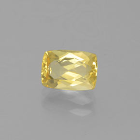 0.89 ct Yellow Golden Beryl Stone, Natural Golden Beryl in Cushion-Cut Shape for Sale