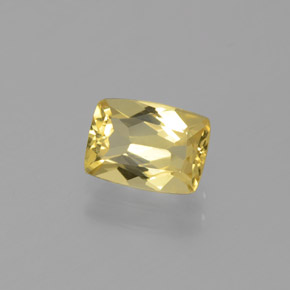 0.87 ct Yellow Golden Beryl Stone, Natural Golden Beryl in Cushion-Cut Shape for Sale