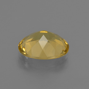 Golden Beryl Gemstone in 11.3 x 9 mm Size for Sale, Golden Beryl Stone in Yellow Golden Color
