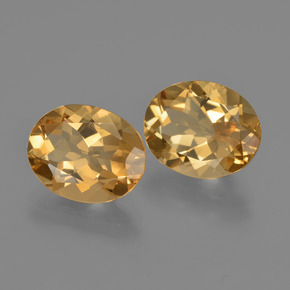 5.91 ct Gold Golden Beryl Stone, Natural Golden Beryl in Oval Facet Shape for Sale