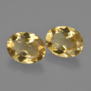 6.40 ct Gold Golden Beryl Stone, Natural Golden Beryl in Oval Facet Shape for Sale