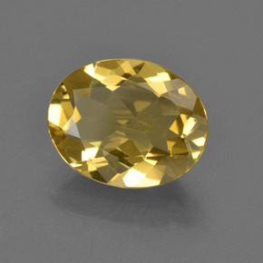 2.58 ct Golden Golden Beryl Stone, Natural Golden Beryl in Oval Facet Shape for Sale