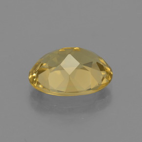 Golden Beryl Gemstone in 11 x 8.6 mm Size for Sale, Golden Beryl Stone in Yellow Golden Color
