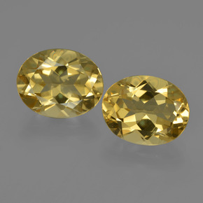 6.35 ct Gold Golden Beryl Gemstone, Golden Beryl Gem in Oval Facet Shape for Sale.