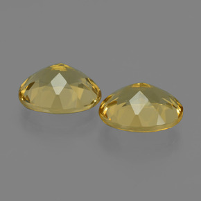 Golden Beryl Gemstone in 11 x 9 mm (calibrated) Size for Sale, Golden Beryl Stone in Yellow Golden Color