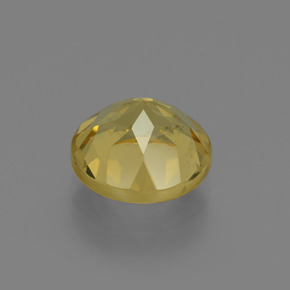 Golden Beryl Gemstone in 8.4 mm Size for Sale, Golden Beryl Stone in Yellow Golden Color