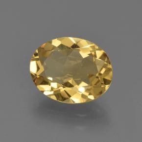 2.04 ct Golden Golden Beryl Stone, Natural Golden Beryl in Oval Facet Shape for Sale