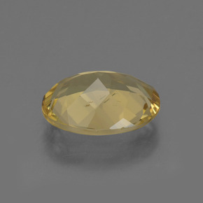 Golden Beryl Gemstone in 10 x 8 mm (calibrated) Size for Sale, Golden Beryl Stone in Golden Color