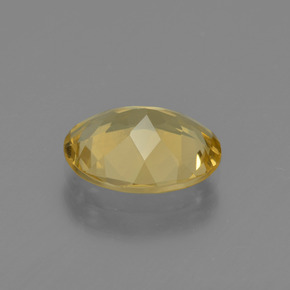 Golden Beryl Gemstone in 9.5 x 7.6 mm Size for Sale, Golden Beryl Stone in Yellow Golden Color