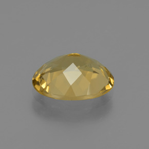 Golden Beryl Gemstone in 9.8 x 7.8 mm Size for Sale, Golden Beryl Stone in Yellow Golden Color