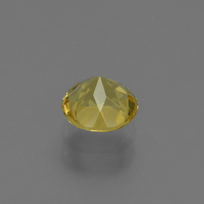 Golden Beryl Gemstone in 5.5 mm Size for Sale, Golden Beryl Stone in Yellow Golden Color