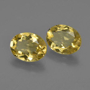 4.28 ct Gold Golden Beryl Stone, Natural Golden Beryl in Oval Facet Shape for Sale
