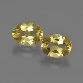 薄いゴールデンイエロー ゴールドベリル 宝石 - 1.8ct オーバル ファセット (ID: 422865)